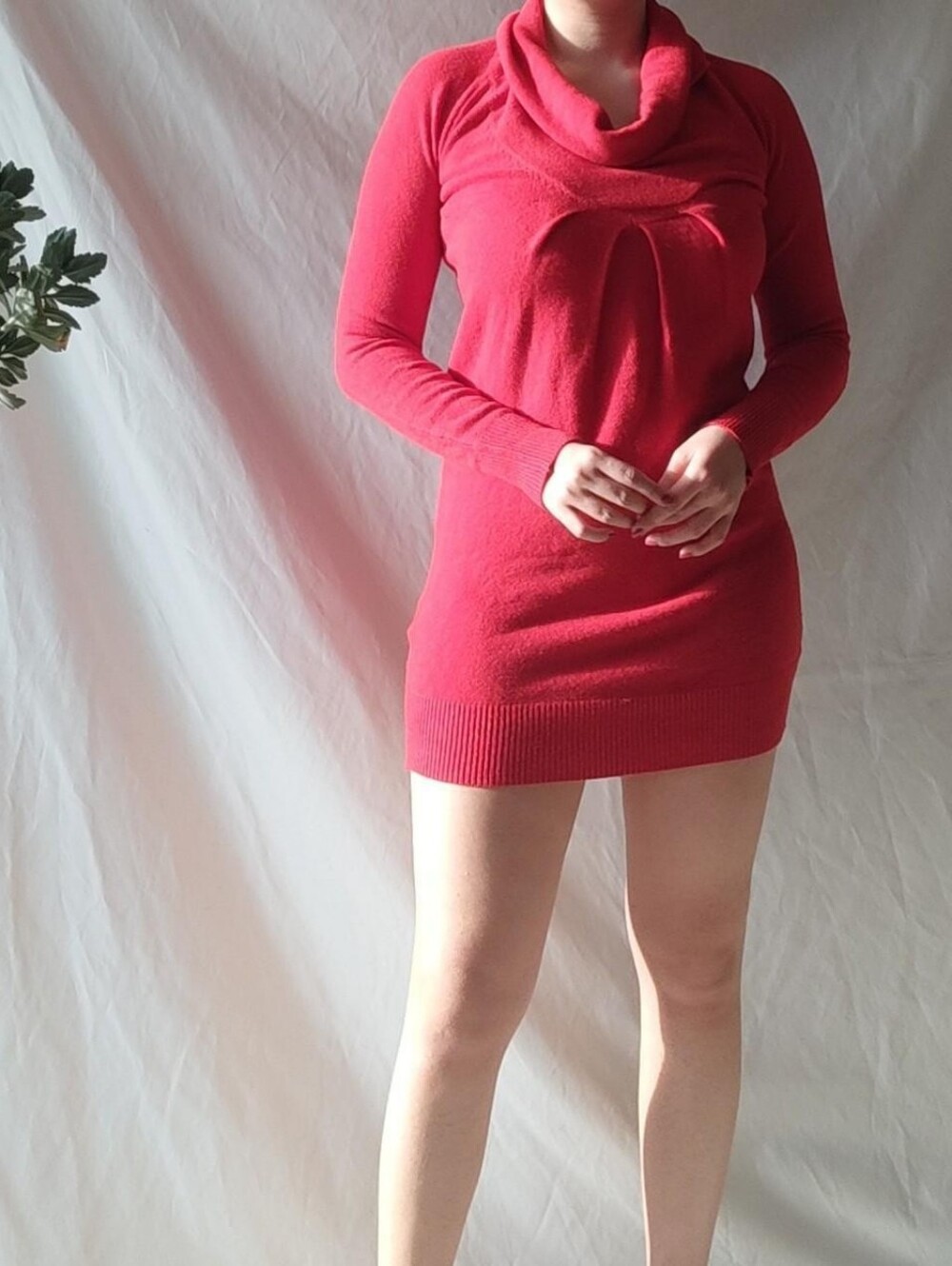 Northland Red Cowl Neck Sweater/Dress